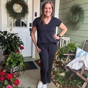 Cabi 6579 Genius Jumpsuit Navy Spring 2024 Medium NWT